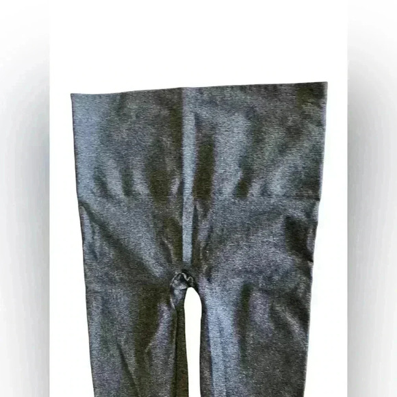 Spanx Dark Gray High Waisted Leggings Tights - Picture 3 of 5
